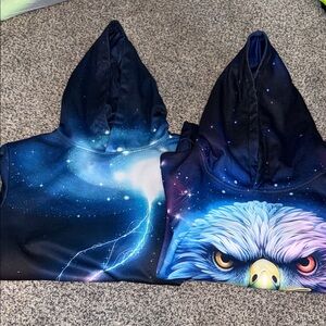 Galaxy Eagle Graphic Hoodie
